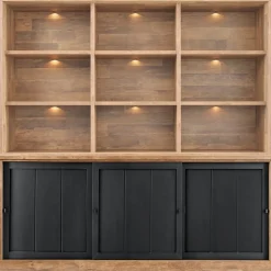 Profijt Meubel Wandmeubel Ladonia 210x209x50 cm 3 schuifdeuren