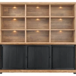 Profijt Meubel Wandmeubel Ladonia 210x233x50 cm 3 schuifdeuren